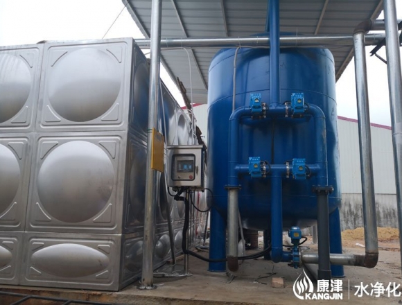 壓力式一體式凈水器，石英砂過濾器 全自動壓力式凈水器